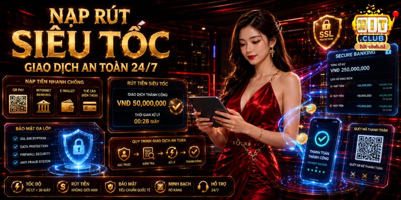 Tốc độ nạp/rút và phương thức thanh toán