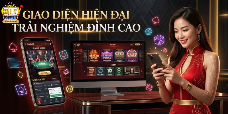 Giao diện HITCLUB cho trải nghiệm đỉnh cao