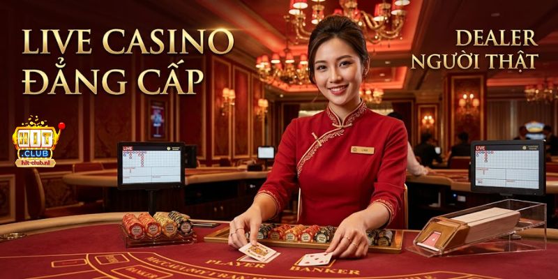 Live casino với dealer người thật đẳng cấp
