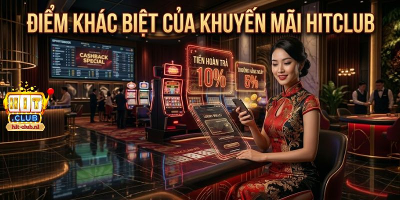 Điểm khác biệt mang lại sức hút của khuyến mãi HITCLUB