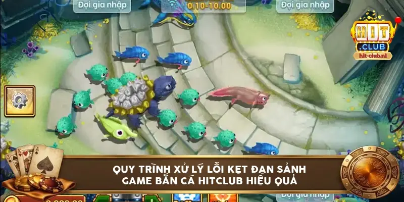 Quy trình xử lý lỗi kẹt đạn sảnh game bắn cá HitClub hiệu quả